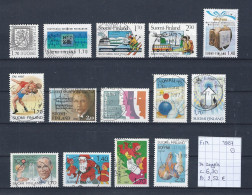 (TJ) Finland 1987 - 14 Zegels (gest./obl./used) - Used Stamps