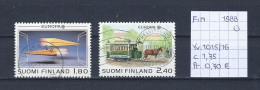 (TJ) Finland 1988 - YT 1015/16 (gest./obl./used) - Usati