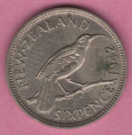 NEW ZEALAND - 6 PENCE 1942 - Neuseeland