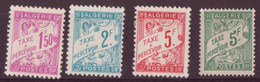 Algérie - Taxe - YT N° 29 à 32 ** - Neuf Sans Charnière - TB - 1945 / 1946 - Timbres-taxe