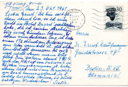 70620 - Jugoslawien - 1961 - 30Din Industrie EF A AnsKte OPATIJA -> Westdeutschland - Lettres & Documents