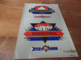 Etiketten Voorbeeldblad, 16 Cm X 25.50cm, Castillo, Industria - Labels