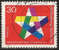 Germany FRG 1969 - Mi 582 - YT 445 ( 50 Years Of International Labour Organization ) - OIT