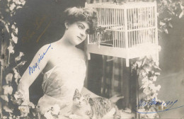 VERA LEDOT * Carte Photo * Artiste Spectacle Music Hall Cabaret Théâtre * Opéra * Cage à Oiseaux - Inns