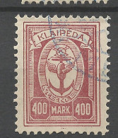 MEMEL OCCUPATION LITUANIENNE N° 132 Trés Bon Centrage OBL / Used - Andere & Zonder Classificatie