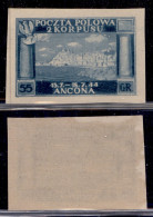 Corpo Polacco - 1946 - 55 Groszy (2A) Non Dentellato - Gomma Integra (vetrificata In Angolo) - Autres & Non Classés