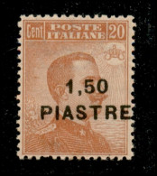 Uffici Postali All'Estero - Levante - Costantinopoli - 1922 - 1.50 Piastre Su 20 Cent Michetti (49 Da) - Soprastampa A D - Autres & Non Classés