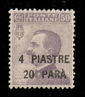 Uffici Postali All'Estero - Levante - Costantinopoli - 1923 - 4.20 Piastre Su 50 Cent Michetti (70) - Gomma Integra - Ot - Otros & Sin Clasificación