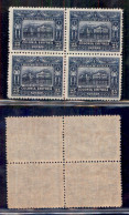 Colonie - Eritrea - 1910 - 25 Cent (37) In Quartina - Gomma Integra (300) - Sonstige & Ohne Zuordnung