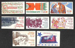 EUROPA - GRAN BRETAGNA - 1978/1985 - Christmas Booklets (FX 1/8) - 8 Libretti - Nuovi - Other & Unclassified