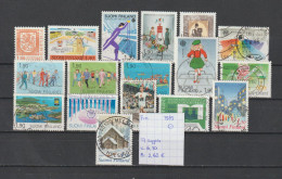 (TJ) Finland 1989 - 17 Zegels (gest./obl./used) - Used Stamps