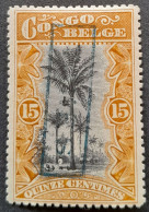 Congo Belge Belgium Congo 1909 Palmier Palm Tree Surchargé Overprinted TAXES Yvert T29 * MH - Ongebruikt