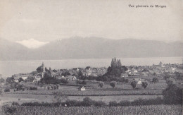 Suisse - Morges - Vue Générale - Carte Publicité "Family House" Miss Bornand 2 Place Saint-Louis - Morges