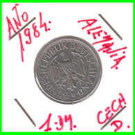 ALEMANIA FEDERAL - DEUTSCHLAND - GERMANY –  MONEDA DE LA REPUBLICA FEDERAL DE ALEMANIA DE 1.00 DM-DEL AÑO 1984 - CECA-D - 1 Mark