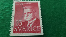 İSVEÇ-1940-50           15ÖRE      USED - Altri & Non Classificati