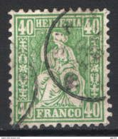 Svizzera 1862 Unif.39 O/Used VF/F - Gebraucht