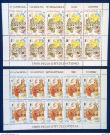 Vaticano 2016 Sass. 1707/08 Minifogli Da 10 **/MNH VF - Blocs & Feuillets