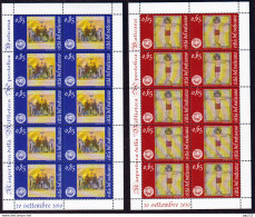 Vaticano 2010 Sass. 1529/30 Minifoglio Da 10 **/MNH VF - Blocks & Sheetlets & Panes