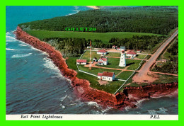 KESPEMENAGEK, P.E.I. - AERIAL VIEW OF EAST POINT LIGHTHOUSE -  TRAVEL IN 1975 - ISLAND WHOLESALE - - Autres & Non Classés