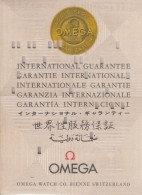 OMEGA Swiss Watch Guarantee Orologeria Giovanni Petris Trieste Italy 1970 - Orologi Di Lusso
