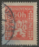 TCHECOSLOVAQUIE / DE SERVICE N° 8 OBLITERE - Official Stamps