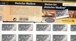 Markenheftchen Bund Postfr. MH 54 I Deutscher Musikrat  MNH ** - 2001-2010