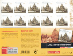 Markenheftchen Bund Postfr. MH 57 Berliner Dom Self-adhesive  MNH ** Neuf - 2001-2010