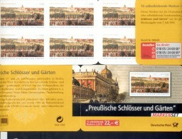 Markenheftchen Bund Postfr. MH 59 I  Preußische Schlösser Und Gärten  MNH ** - 2001-2010