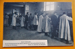 SAINT-GHISLAIN  - Ecole Professionnelle Des Arts Et Métiers - L'Atelier De Modelage   - 1909 - Saint-Ghislain