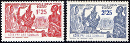 Détail De La Série Exposition Internationale De New York * Cote Des Somalis N° 170 Et 171 - 1939 Exposition Internationale De New-York