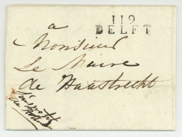 119 DELFT Departement Conquis 1812 - 1792-1815: Départements Conquis