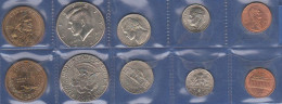 USA America Set 2000 P Mint One Cent + Dime + 5 Cents +  Half Dollar + One Dollar A - Colecciones