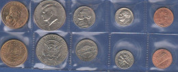 USA America 2000 Coin Set Denver Mint One Cent + Dime + 5 Cents +  Half Dollar + One Dollar - Verzamelingen