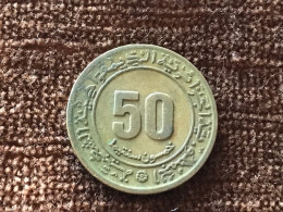 Münze Münzen Umlaufmünze Gedenkmünze Algerien 50 Centimes 1975 - Algerije