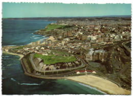 Newcastle - NSW - Aerial View Showing City Centre And Surfing Beaches - Newcastle