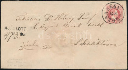 1869 5kr Díjjegyes Boríték 2 X 5kr Díjkiegészítéssel Ajánlott Küldeményként Feladva / Registered PS-cover With 2 X 5kr A - Andere & Zonder Classificatie