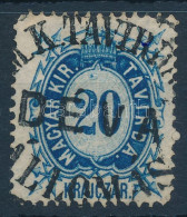 O 1874 Távírda Réznyomat 20kr / Mi T 11 "DÉVA" - Altri & Non Classificati