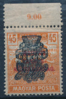 * 1920 Búzakalász 45f Fordított Felülnyomással (25.000) / Mi 302 With Inverted Overprint - Altri & Non Classificati