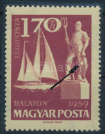 ** 1959 Balaton 1,70Ft Az Ismert Lemezhibával / Mi 1617 With Plate Variety - Autres & Non Classés