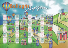 ** 2007 Ballagás Bélyegem Hőlégballon Promóciós Teljes ív (Névérték: 4.200Ft) / Mi 5161-5180 Complete Sheet - Autres & Non Classés