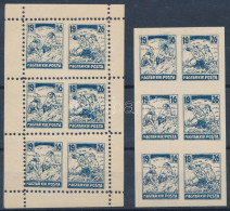 ** 1926/1ab + 1bb Búcsúzó Arató Emlékívpár (24.000) / Souvenir Sheet Pair - Autres & Non Classés