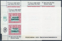 ** 1999/EA1a+b - EA2a+b Hohe Rinne Erdélyi Kiadású Emlékív + Felülnyomott Ajándék Emlékív Pár (25.000) / Souvenir Sheet  - Sonstige & Ohne Zuordnung