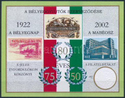 ** 2002 A Bélyeggyűjtők Szerveződése Emlékív / Souvenir Sheet - Andere & Zonder Classificatie