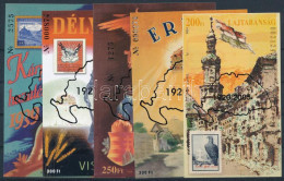 ** 2005/54-58 1920-2005 Trianon 5 Db-os Emlékív Garnitúra / Souvenir Sheet Collection Of 5 - Sonstige & Ohne Zuordnung