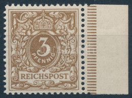 ** 1889 Mi 45cb ívszéli / Margin Piece (Mi EUR 130.-++) Sign. Zenker BPP - Other & Unclassified