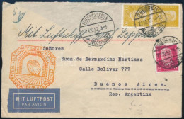 1932 Zeppelin 9. Dél-amerikai útja Levél Buenos Airesbe / Zeppelin 9th South America Flight Cover To Buenos Aires - Autres & Non Classés