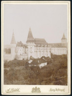 1898 Vajdahunyadi Vár, Keményhátú Fotó Bülch Ágoston Budapesti Műterméből, 16,5×12 Cm / Hunedoara, Castle - Autres & Non Classés