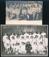 1927-1936 Női Vívófotók, 4 Db, Közte 1 Db: Fodor Iskolában BHVC 1927, Valamint A Női Vívó Utánpótlás 3 Db Fotója (1936), - Other & Unclassified