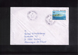 French Polynesia 1982 Interesting Letter - Brieven En Documenten
