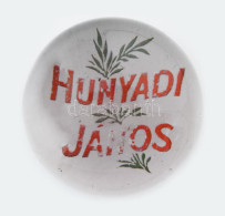 Cca 1930 "Hunyadi János" Keserűvíz Reklámos Levélnehezék, Kopott, Karcolásokkal, D: 8 Cm. - Publicités